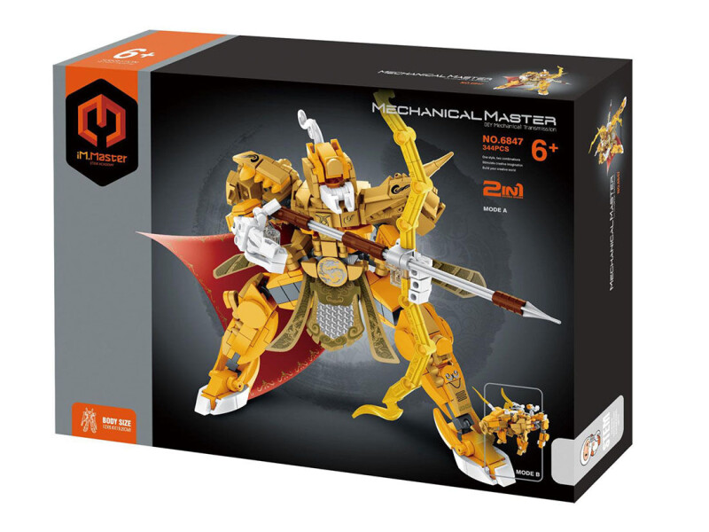 iM.Master Stavebnice mechanický bojový robot žlutý